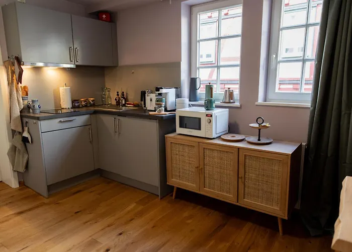 Altstadt Am Dom Wetzlar, 1 Zi, Kueche, Bad Mit Parkplatz & Wlan アパート